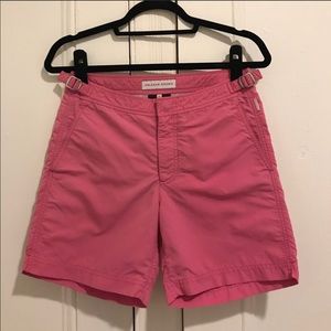 Orlebar Brown Bulldog Swim Shorts Pink Size 28
